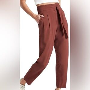 Athleta Skyline Pant Chestnut Brown Rust